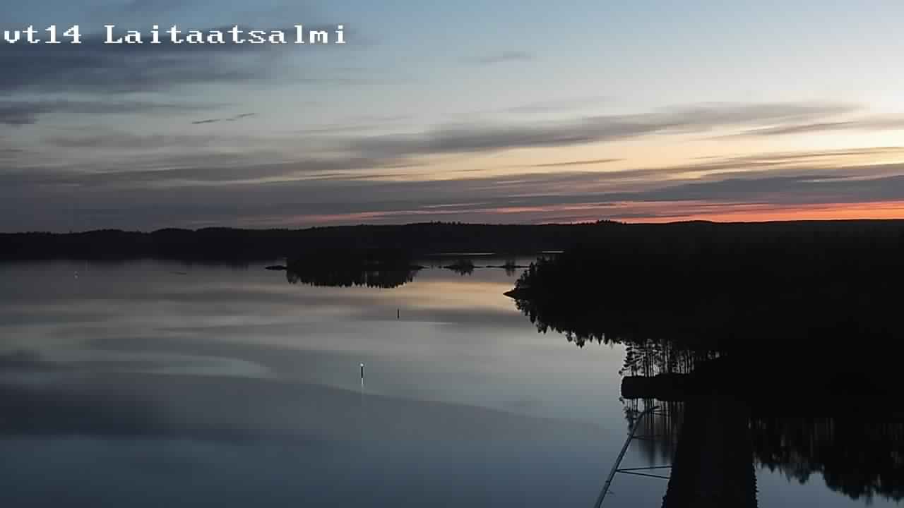 Weather Camera Image Väg 14 Nyslott, Laitaatsalmi, Savonlinna, Etelä-Savo