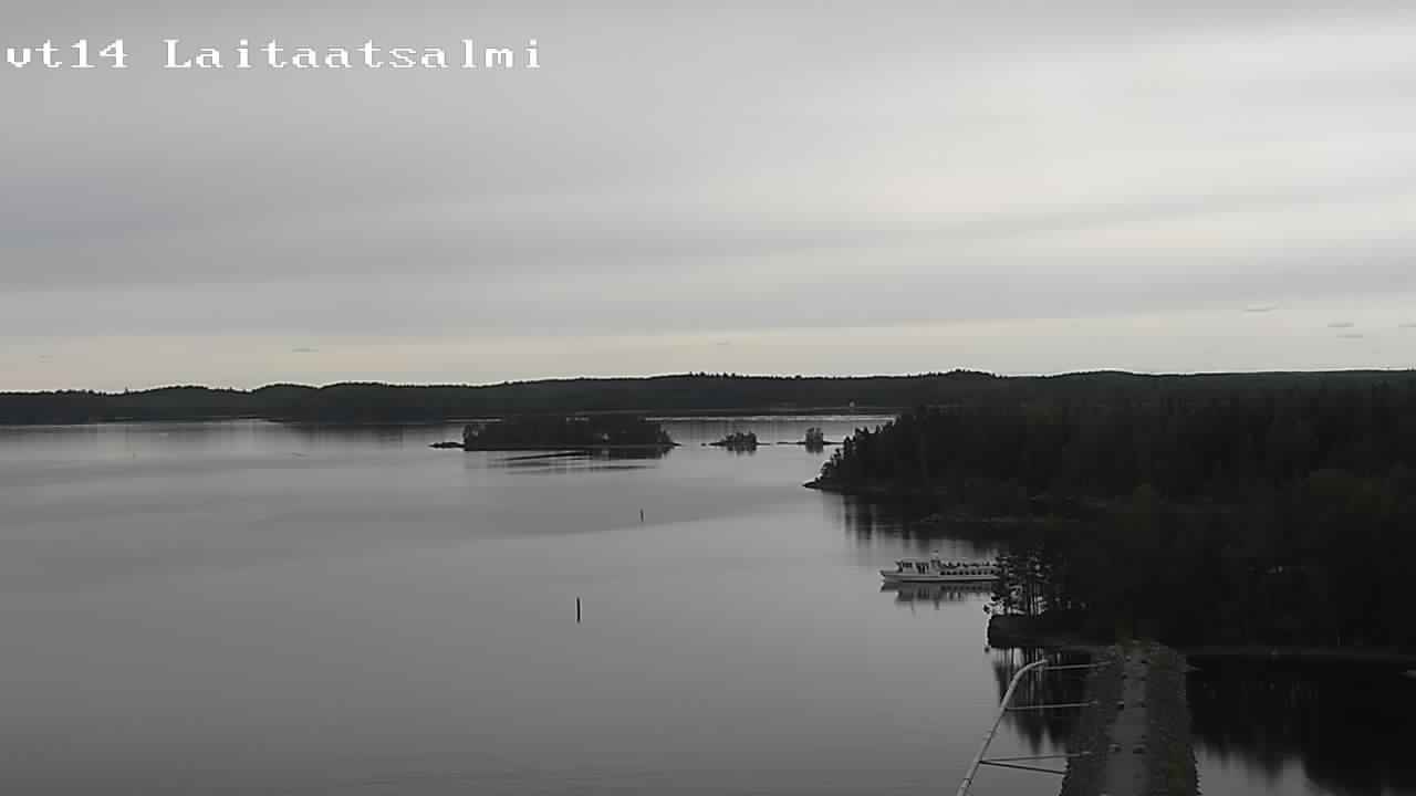 Weather Camera Image Väg 14 Nyslott, Laitaatsalmi, Savonlinna, Etelä-Savo