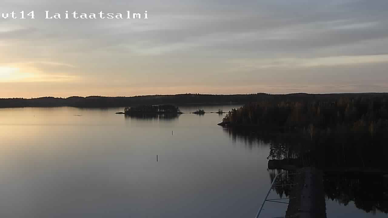 Weather Camera Image Väg 14 Nyslott, Laitaatsalmi, Savonlinna, Etelä-Savo