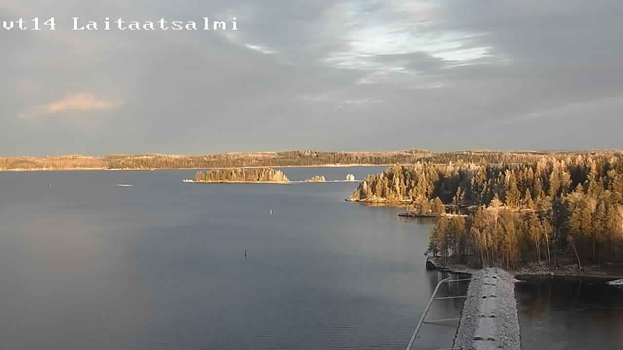 Kelikamerat Kuva Tie 14 Savonlinna, Laitaatsalmi silta, Savonlinna, Etelä-Savo