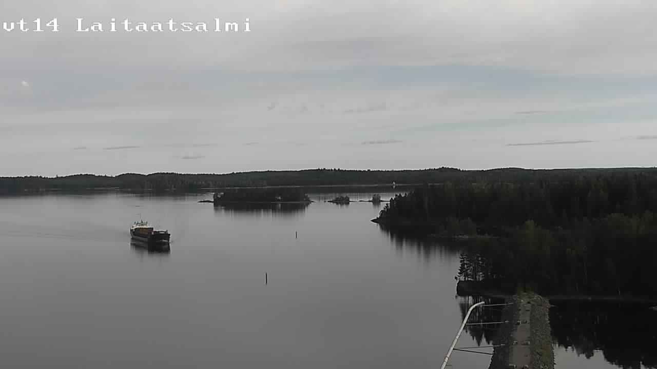 Weather Camera Image Road 14 Savonlinna, Laitaatsalmi, Savonlinna, Etelä-Savo