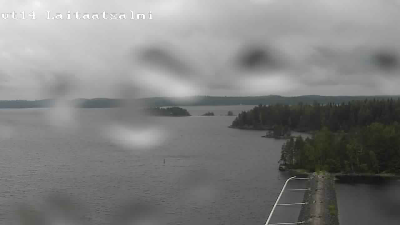 Weather Camera Image Road 14 Savonlinna, Laitaatsalmi, Savonlinna, Etelä-Savo