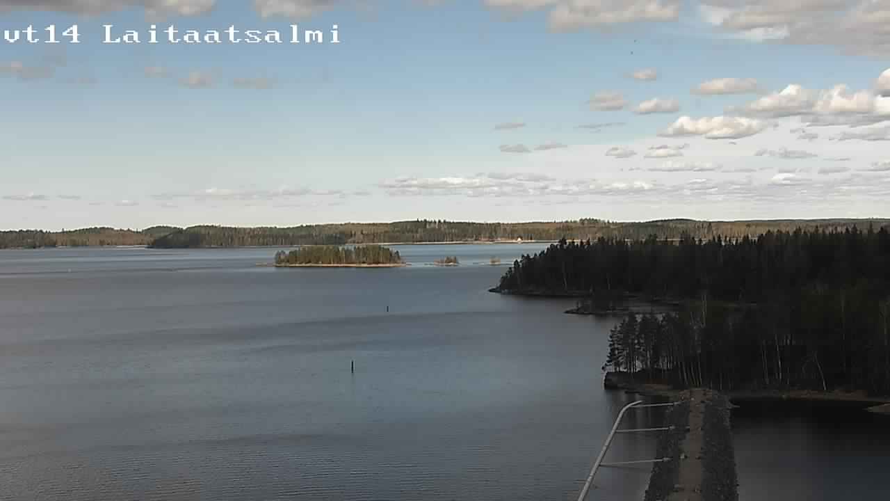 Weather Camera Image Väg 14 Nyslott, Laitaatsalmi, Savonlinna, Etelä-Savo