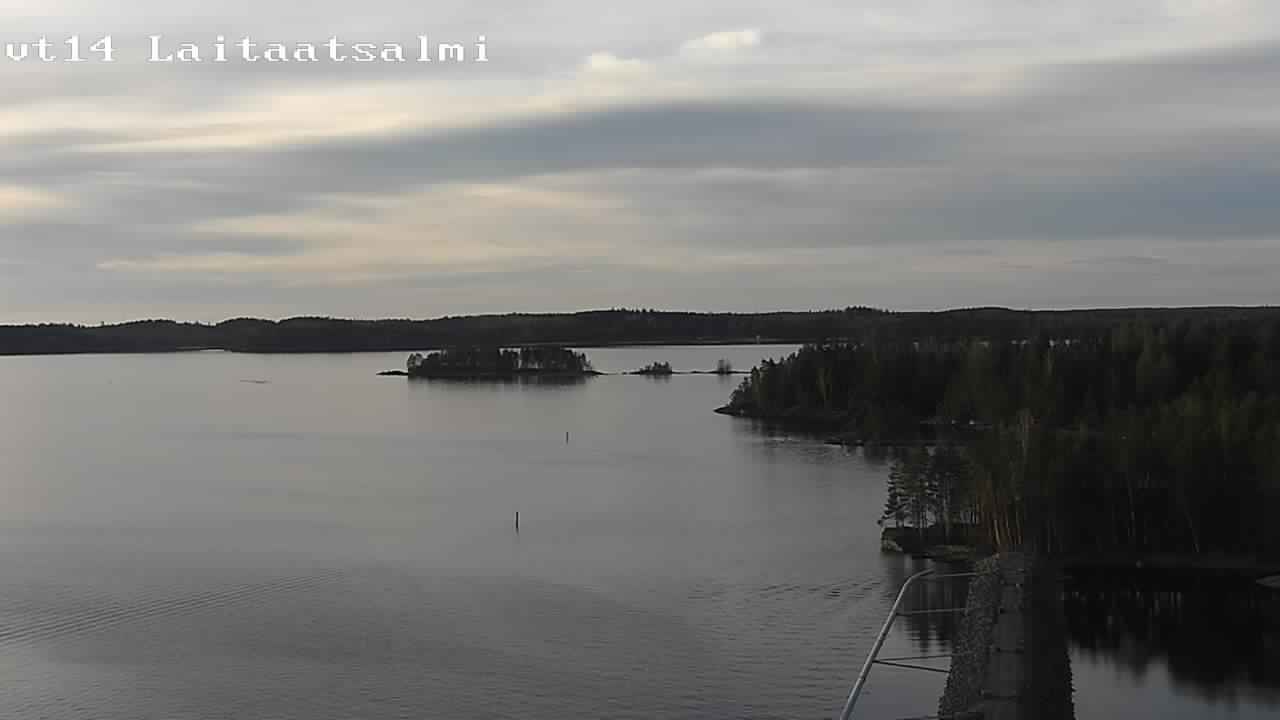 Weather Camera Image Väg 14 Nyslott, Laitaatsalmi, Savonlinna, Etelä-Savo