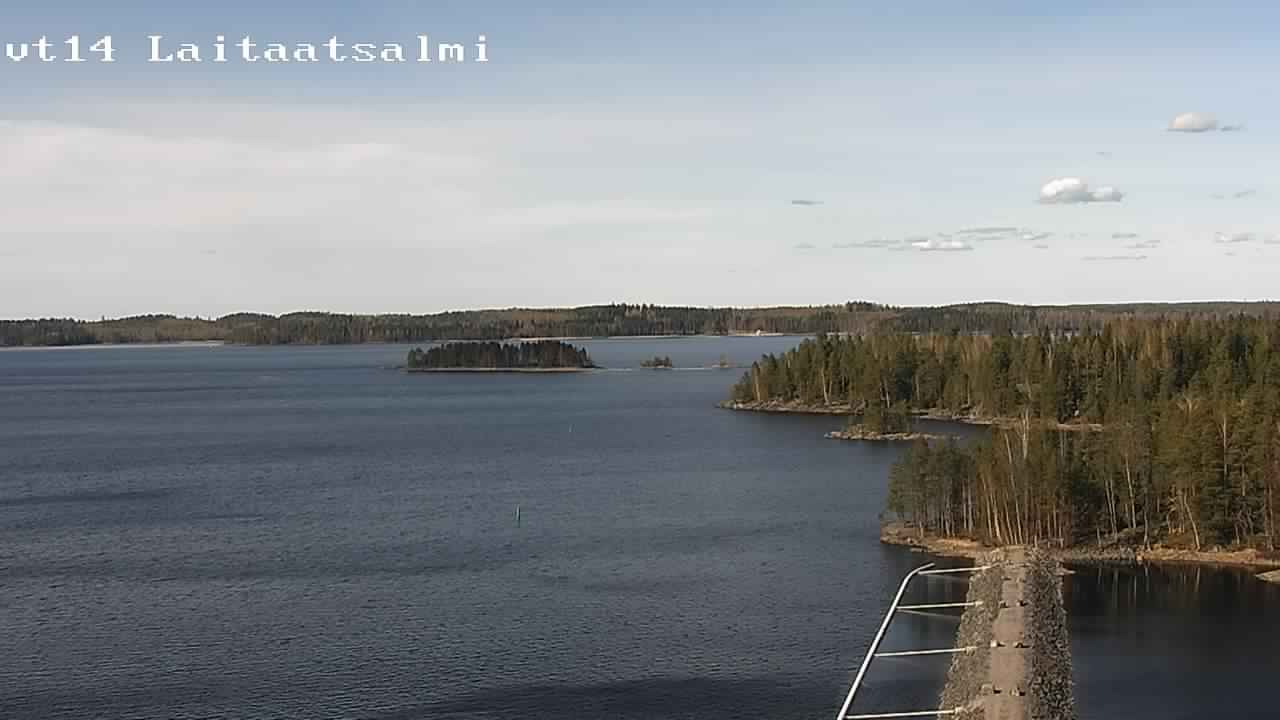 Weather Camera Image Väg 14 Nyslott, Laitaatsalmi, Savonlinna, Etelä-Savo