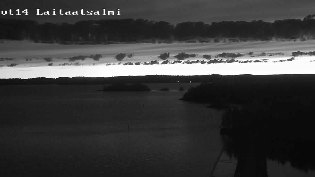 Weather Camera Image Road 14 Savonlinna, Laitaatsalmi, Savonlinna, Etelä-Savo