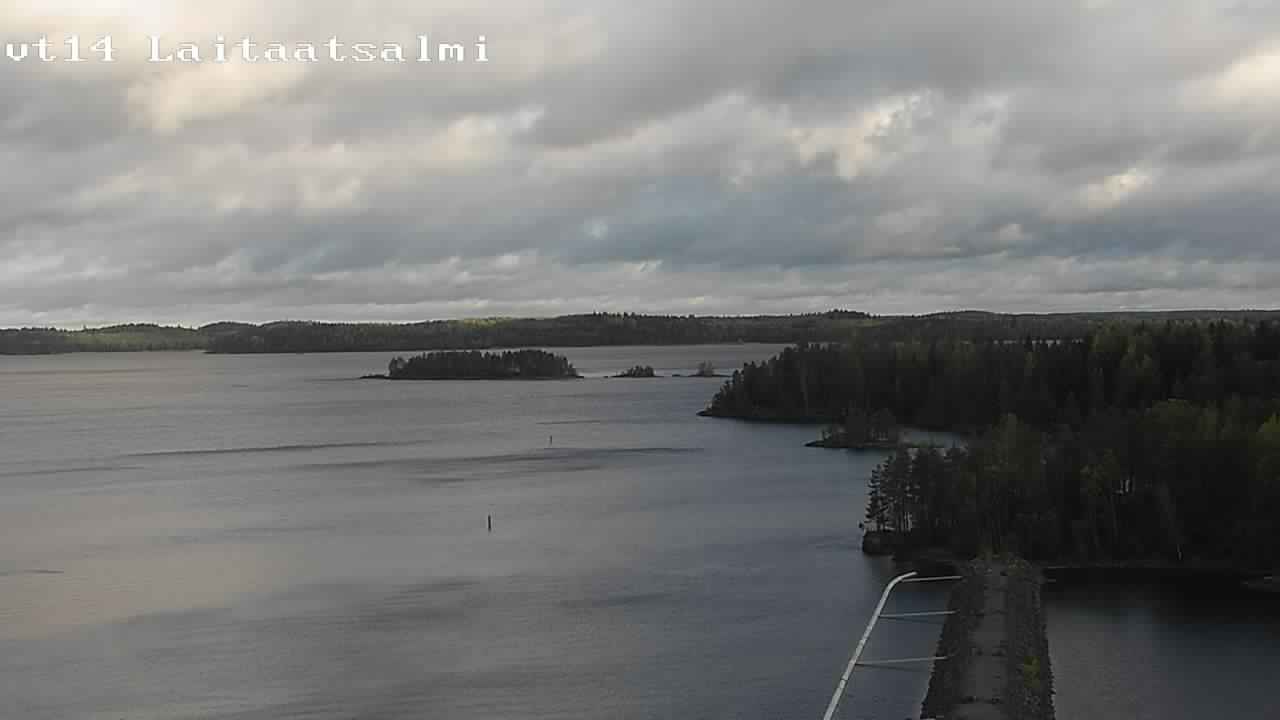 Weather Camera Image Road 14 Savonlinna, Laitaatsalmi, Savonlinna, Etelä-Savo
