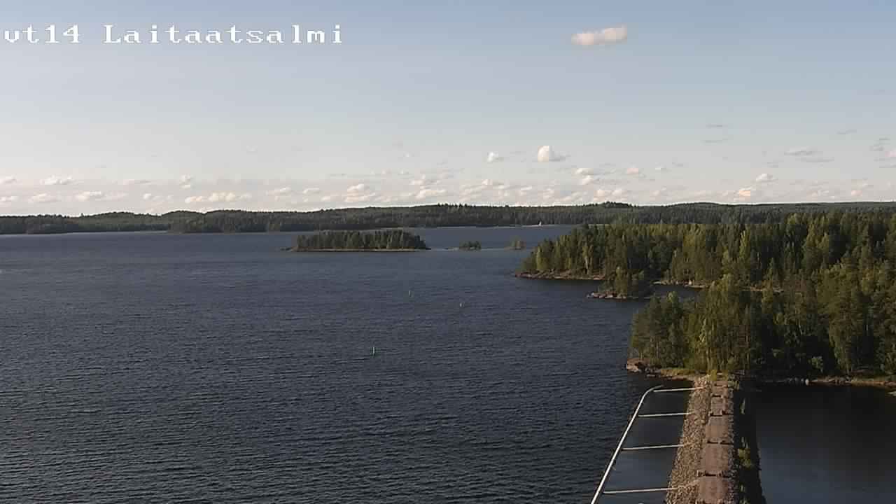 Weather Camera Image Road 14 Savonlinna, Laitaatsalmi, Savonlinna, Etelä-Savo