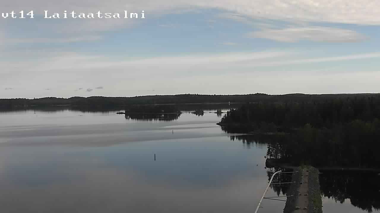 Weather Camera Image Road 14 Savonlinna, Laitaatsalmi, Savonlinna, Etelä-Savo