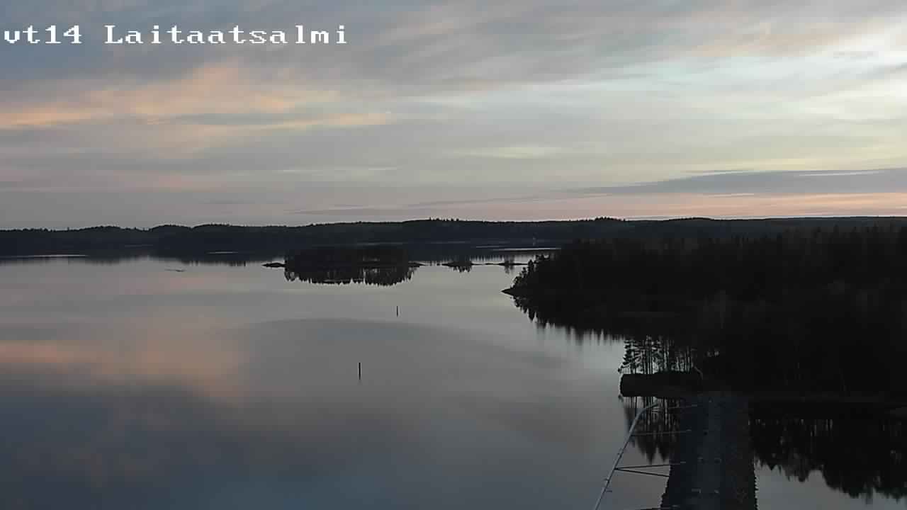 Weather Camera Image Väg 14 Nyslott, Laitaatsalmi, Savonlinna, Etelä-Savo