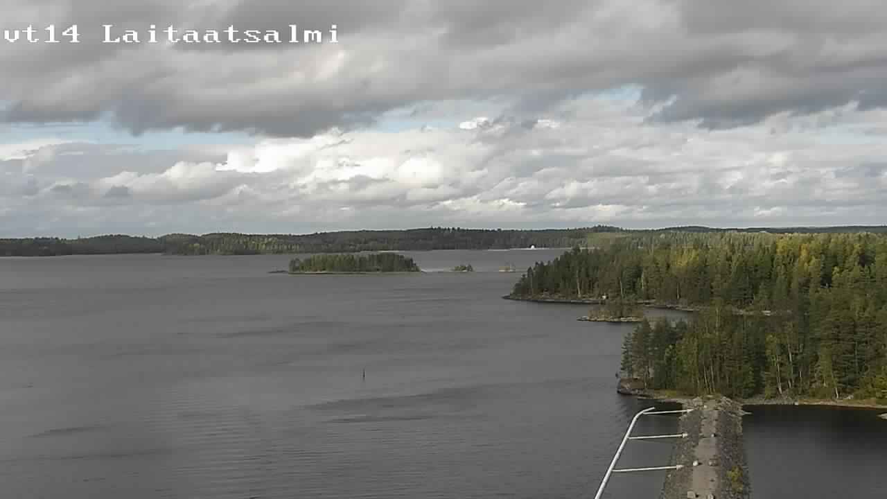 Weather Camera Image Road 14 Savonlinna, Laitaatsalmi, Savonlinna, Etelä-Savo