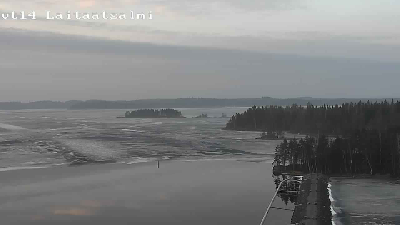 Weather Camera Image Road 14 Savonlinna, Laitaatsalmi, Savonlinna, Etelä-Savo