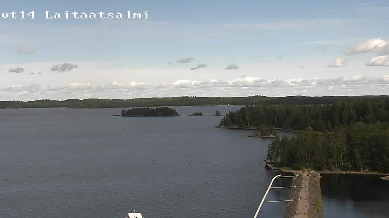 Weather Camera Image Road 14 Savonlinna, Laitaatsalmi, Savonlinna, Etelä-Savo