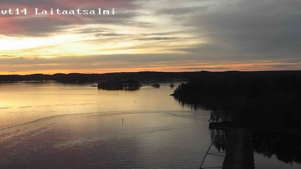 Weather Camera Image Väg 14 Nyslott, Laitaatsalmi, Savonlinna, Etelä-Savo