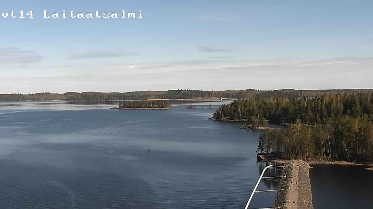 Weather Camera Image Road 14 Savonlinna, Laitaatsalmi, Savonlinna, Etelä-Savo
