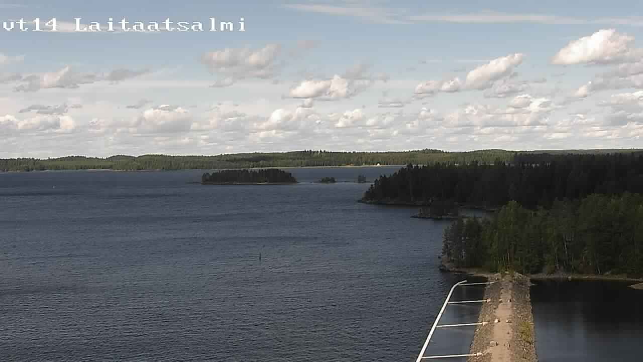 Weather Camera Image Road 14 Savonlinna, Laitaatsalmi, Savonlinna, Etelä-Savo