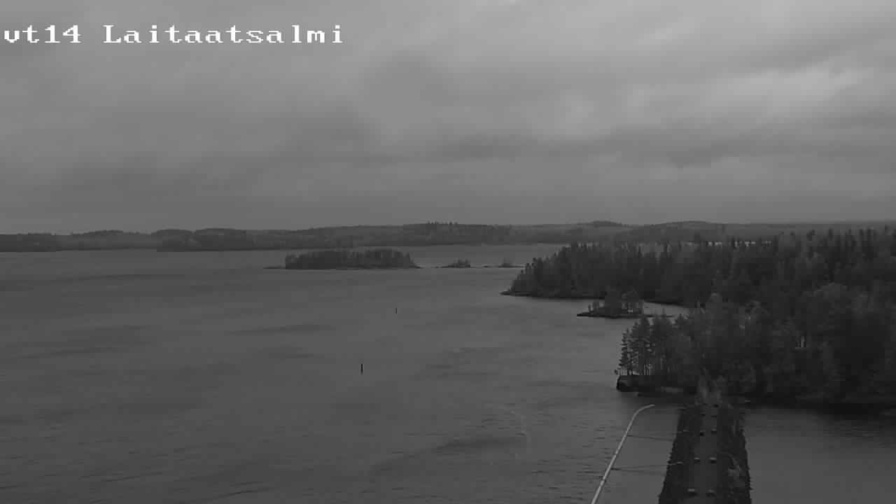 Weather Camera Image Road 14 Savonlinna, Laitaatsalmi, Savonlinna, Etelä-Savo