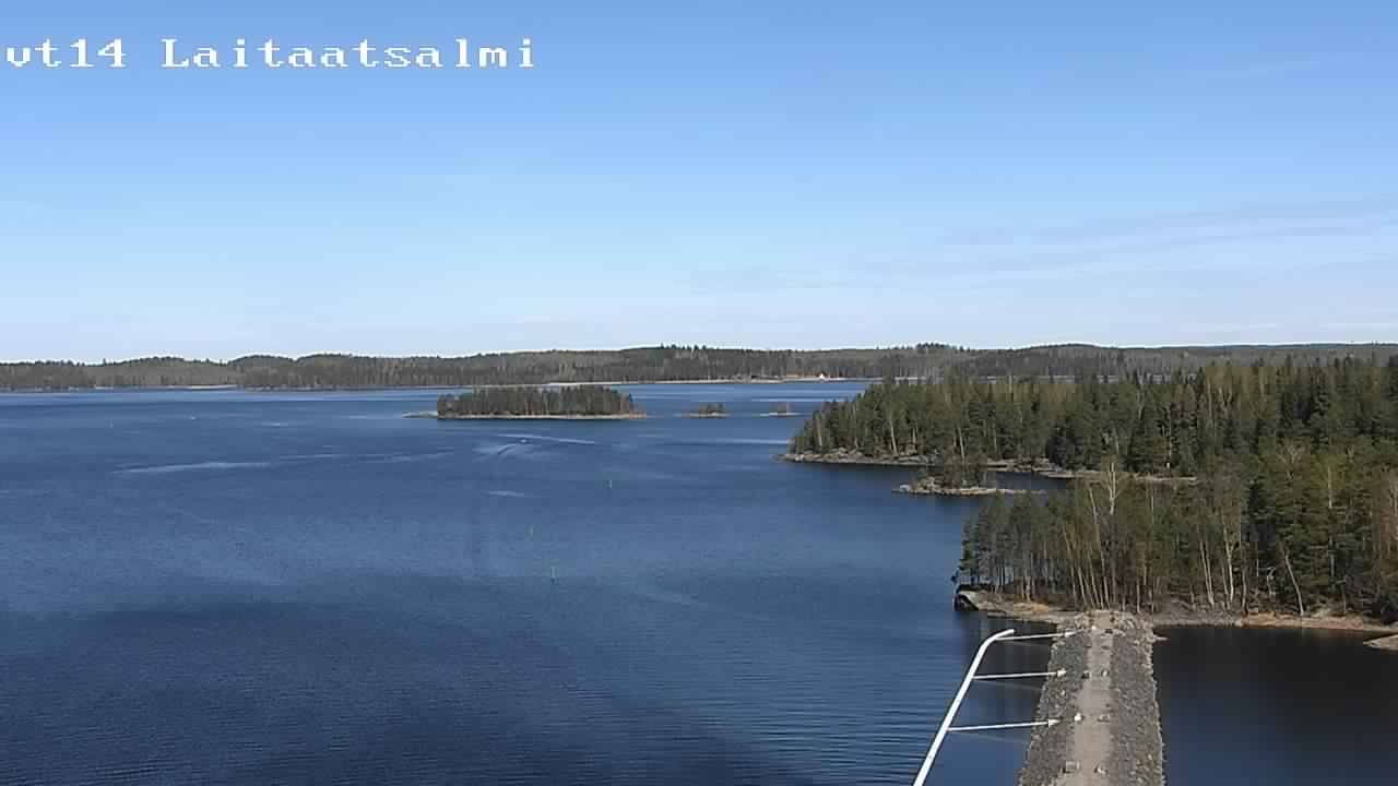 Weather Camera Image Road 14 Savonlinna, Laitaatsalmi, Savonlinna, Etelä-Savo