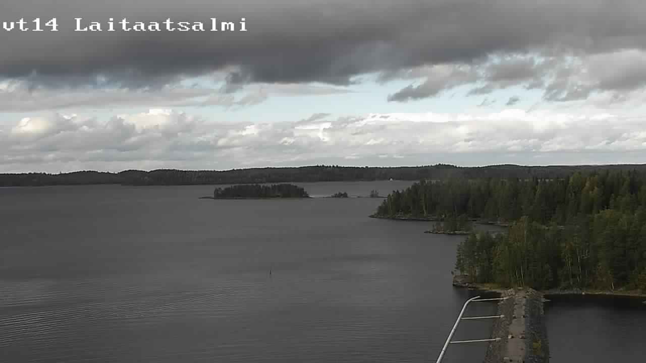 Weather Camera Image Road 14 Savonlinna, Laitaatsalmi, Savonlinna, Etelä-Savo