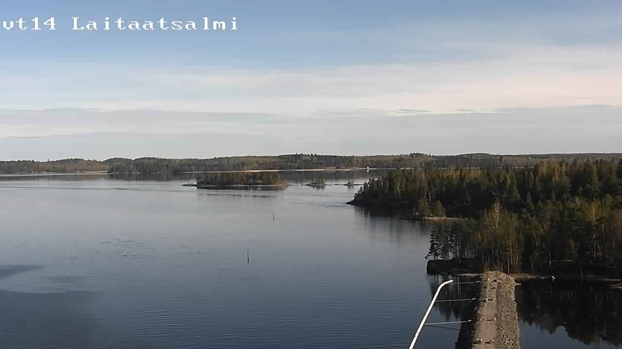 Weather Camera Image Road 14 Savonlinna, Laitaatsalmi, Savonlinna, Etelä-Savo