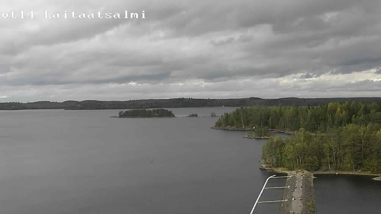 Weather Camera Image Road 14 Savonlinna, Laitaatsalmi, Savonlinna, Etelä-Savo