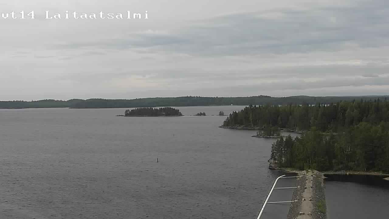 Kelikamerat Kuva Tie 14 Savonlinna, Laitaatsalmi silta, Savonlinna, Etelä-Savo