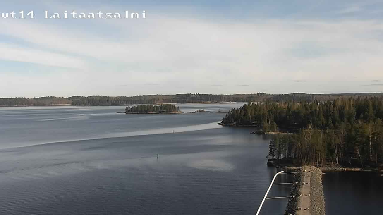 Weather Camera Image Väg 14 Nyslott, Laitaatsalmi, Savonlinna, Etelä-Savo