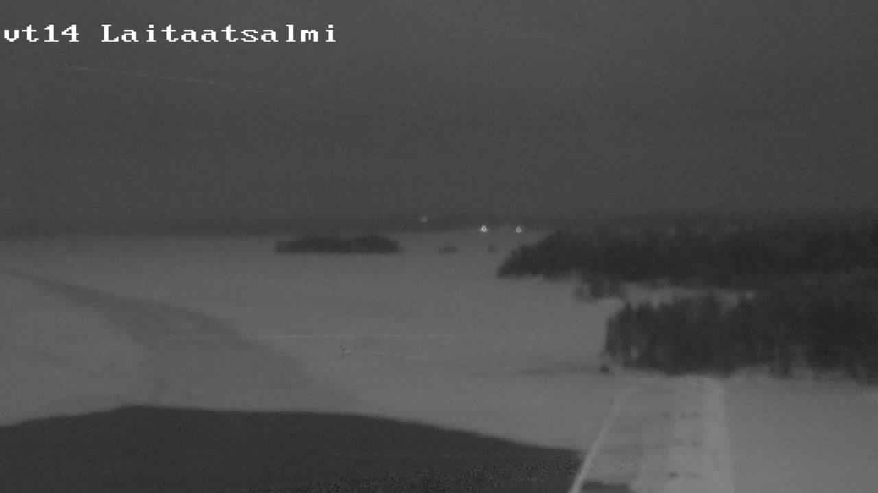 Weather Camera Image Väg 14 Nyslott, Laitaatsalmi, Savonlinna, Etelä-Savo