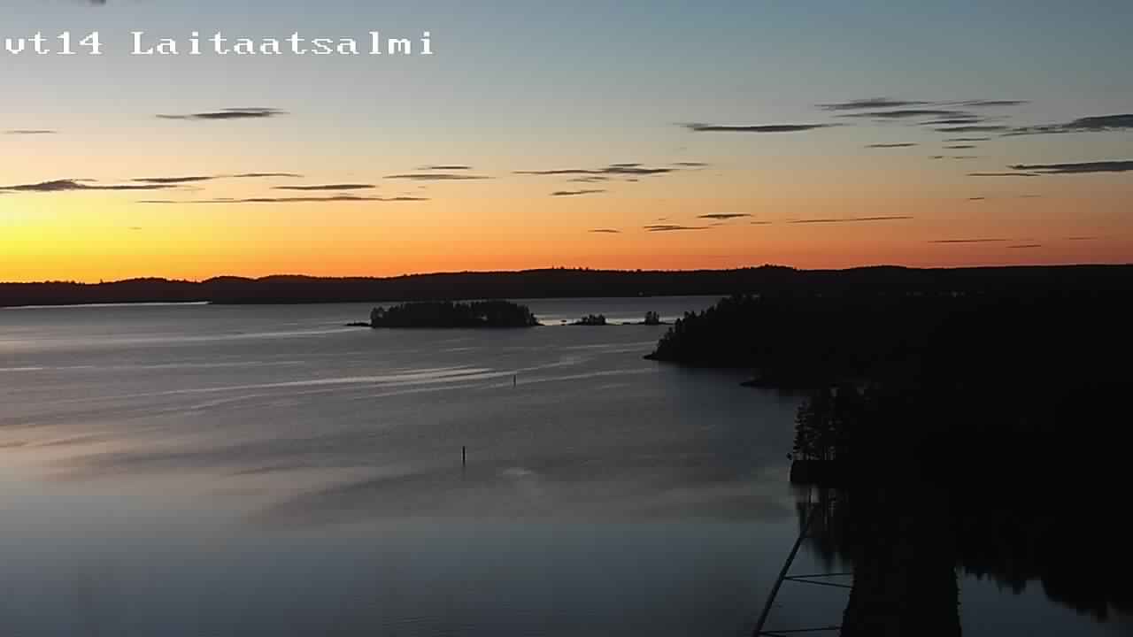 Weather Camera Image Road 14 Savonlinna, Laitaatsalmi, Savonlinna, Etelä-Savo