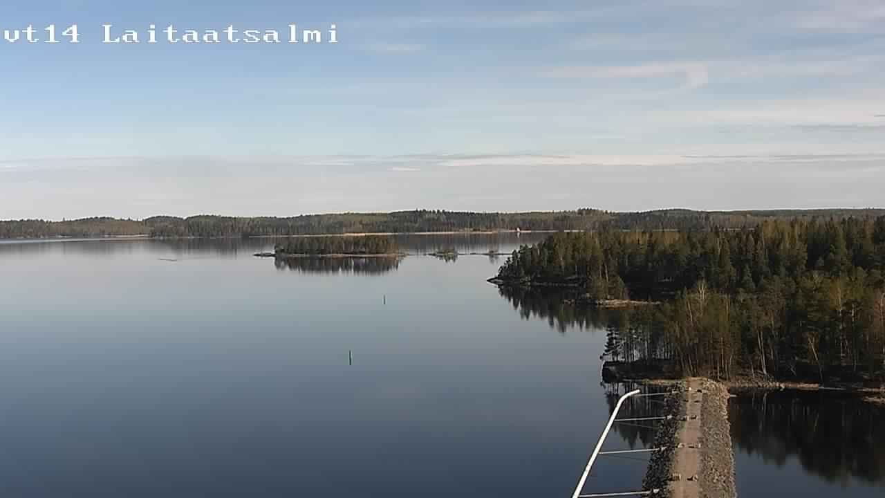 Weather Camera Image Road 14 Savonlinna, Laitaatsalmi, Savonlinna, Etelä-Savo