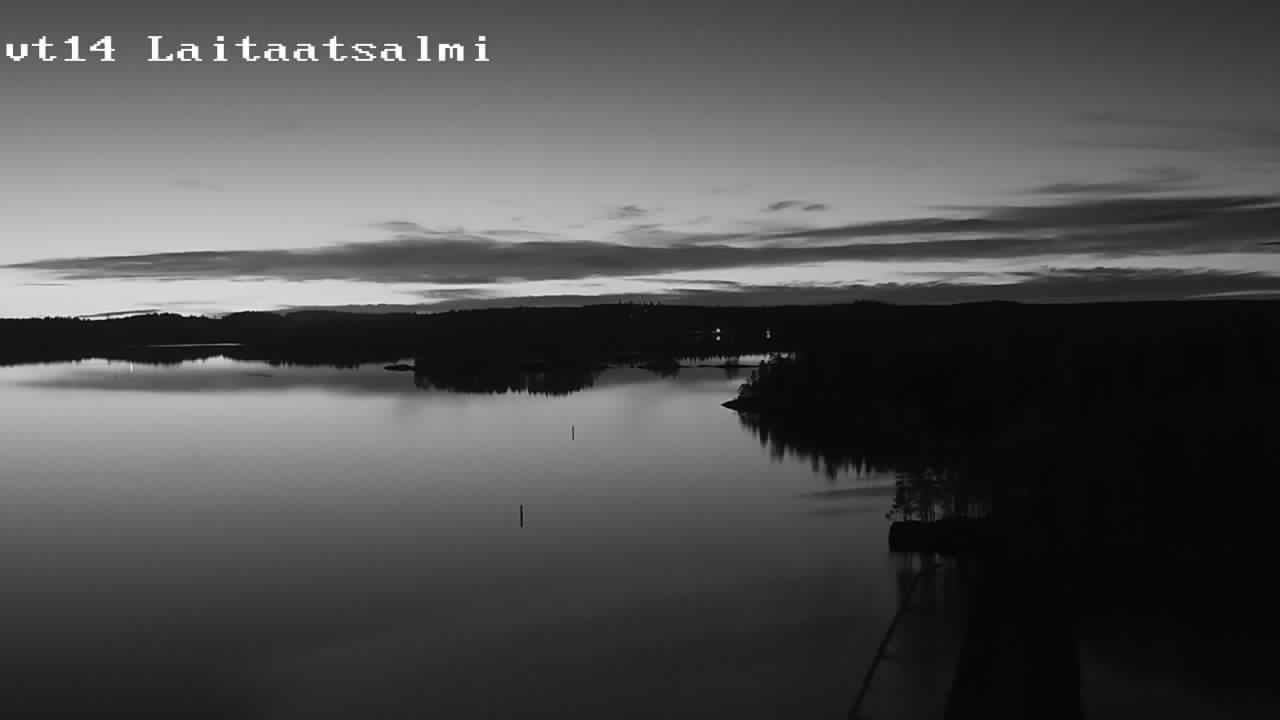 Weather Camera Image Väg 14 Nyslott, Laitaatsalmi, Savonlinna, Etelä-Savo