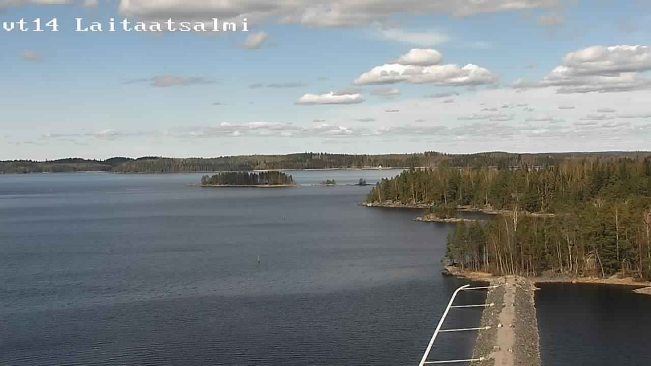 Weather Camera Image Väg 14 Nyslott, Laitaatsalmi, Savonlinna, Etelä-Savo