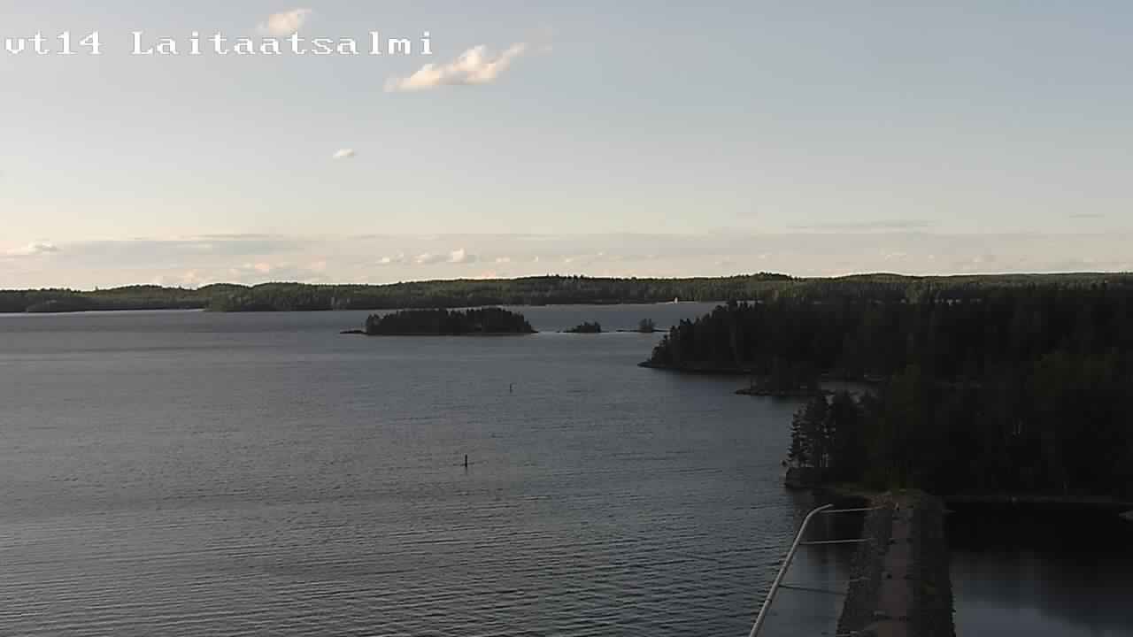 Weather Camera Image Road 14 Savonlinna, Laitaatsalmi, Savonlinna, Etelä-Savo