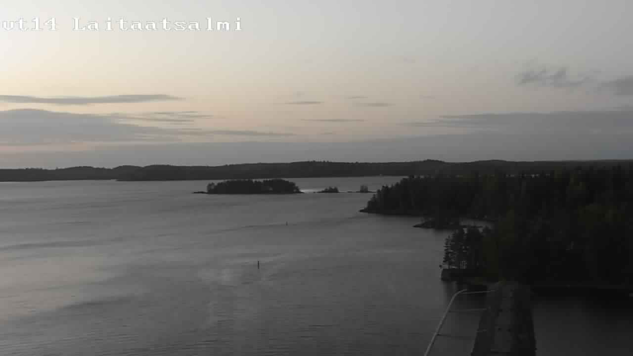 Weather Camera Image Road 14 Savonlinna, Laitaatsalmi, Savonlinna, Etelä-Savo