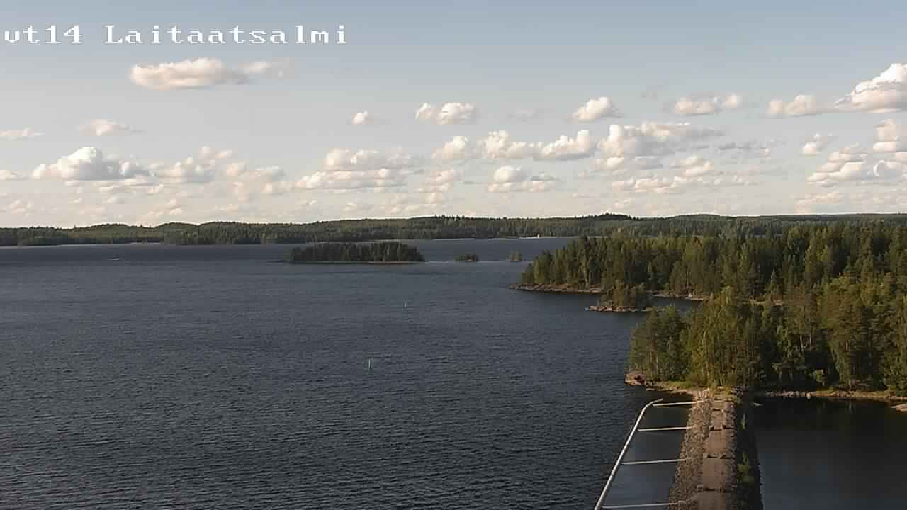 Weather Camera Image Road 14 Savonlinna, Laitaatsalmi, Savonlinna, Etelä-Savo