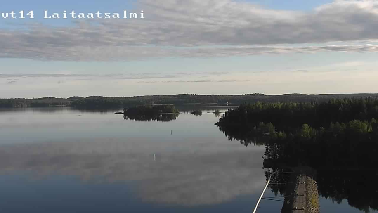 Weather Camera Image Road 14 Savonlinna, Laitaatsalmi, Savonlinna, Etelä-Savo
