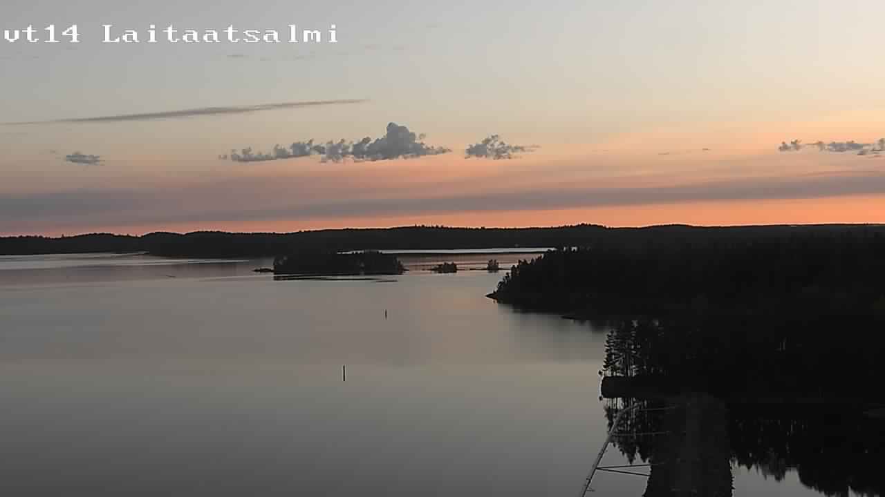 Weather Camera Image Road 14 Savonlinna, Laitaatsalmi, Savonlinna, Etelä-Savo