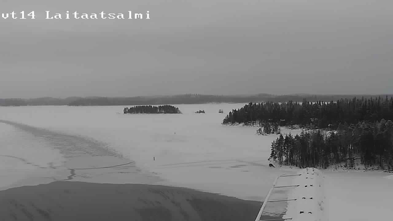 Weather Camera Image Väg 14 Nyslott, Laitaatsalmi, Savonlinna, Etelä-Savo