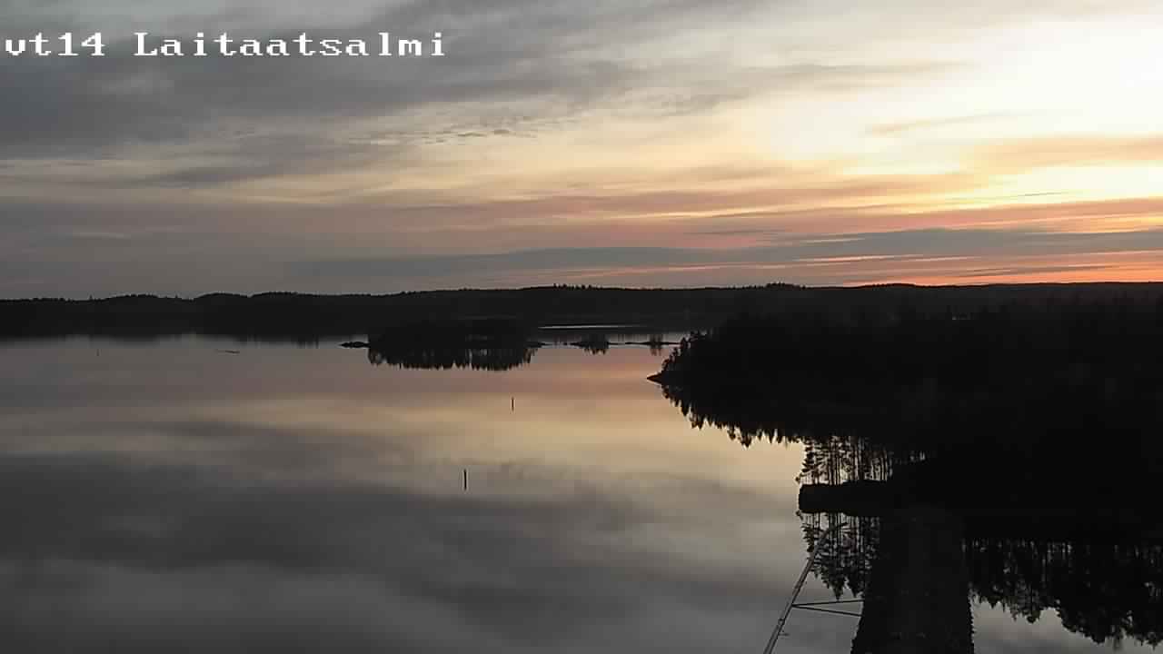 Weather Camera Image Väg 14 Nyslott, Laitaatsalmi, Savonlinna, Etelä-Savo