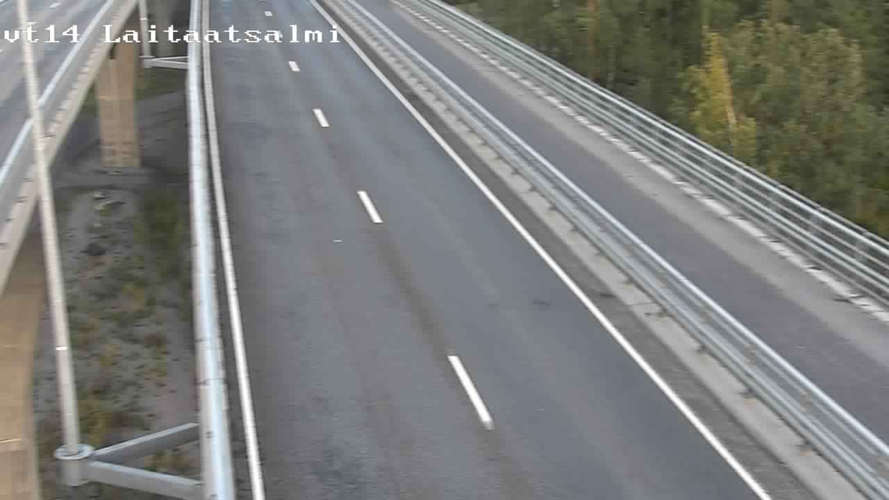 Weather Camera Image Road 14 Savonlinna, Laitaatsalmi, Savonlinna, Etelä-Savo