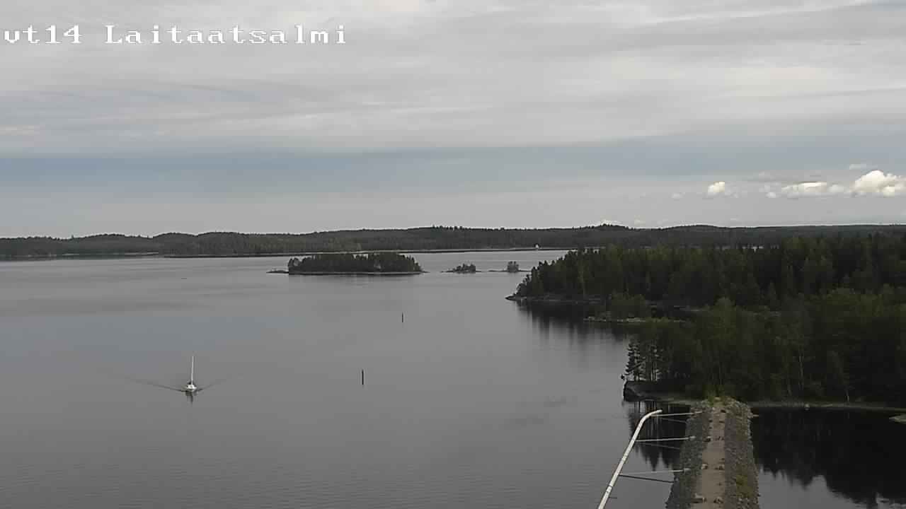 Weather Camera Image Väg 14 Nyslott, Laitaatsalmi, Savonlinna, Etelä-Savo
