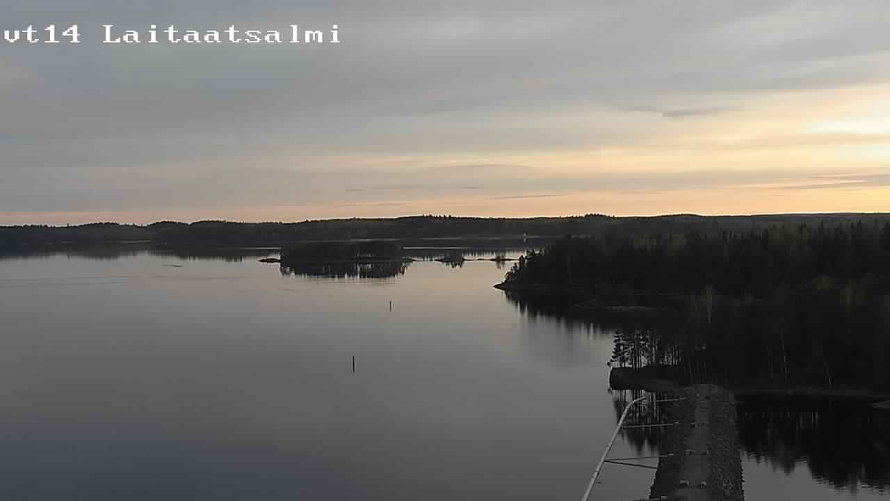 Weather Camera Image Väg 14 Nyslott, Laitaatsalmi, Savonlinna, Etelä-Savo