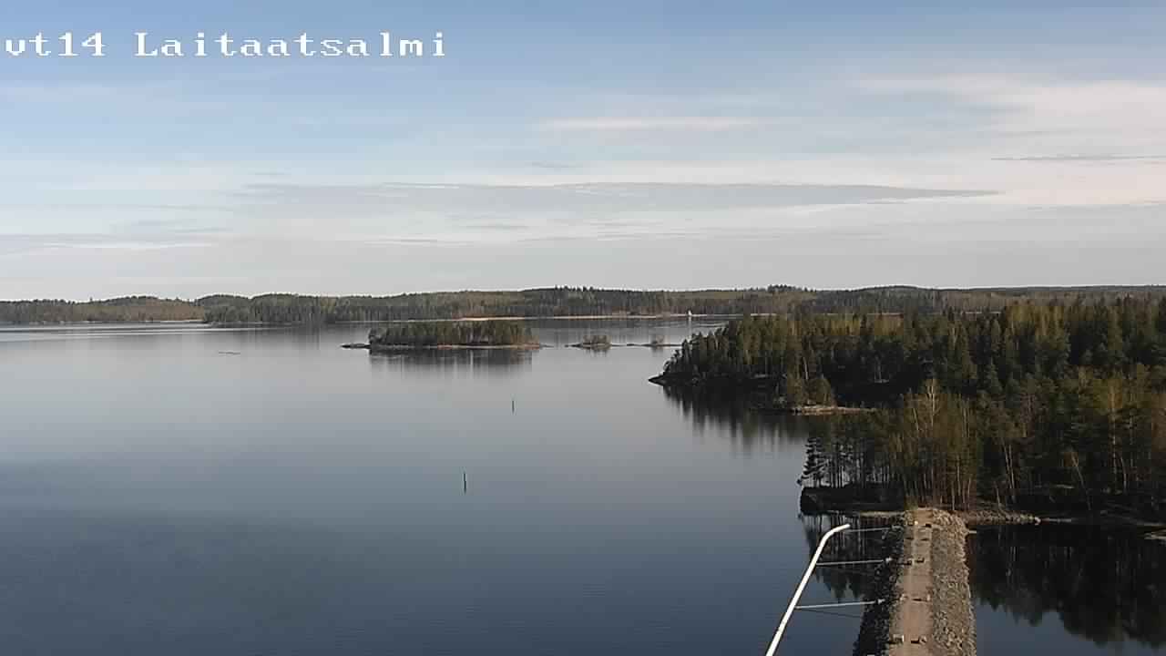Weather Camera Image Road 14 Savonlinna, Laitaatsalmi, Savonlinna, Etelä-Savo