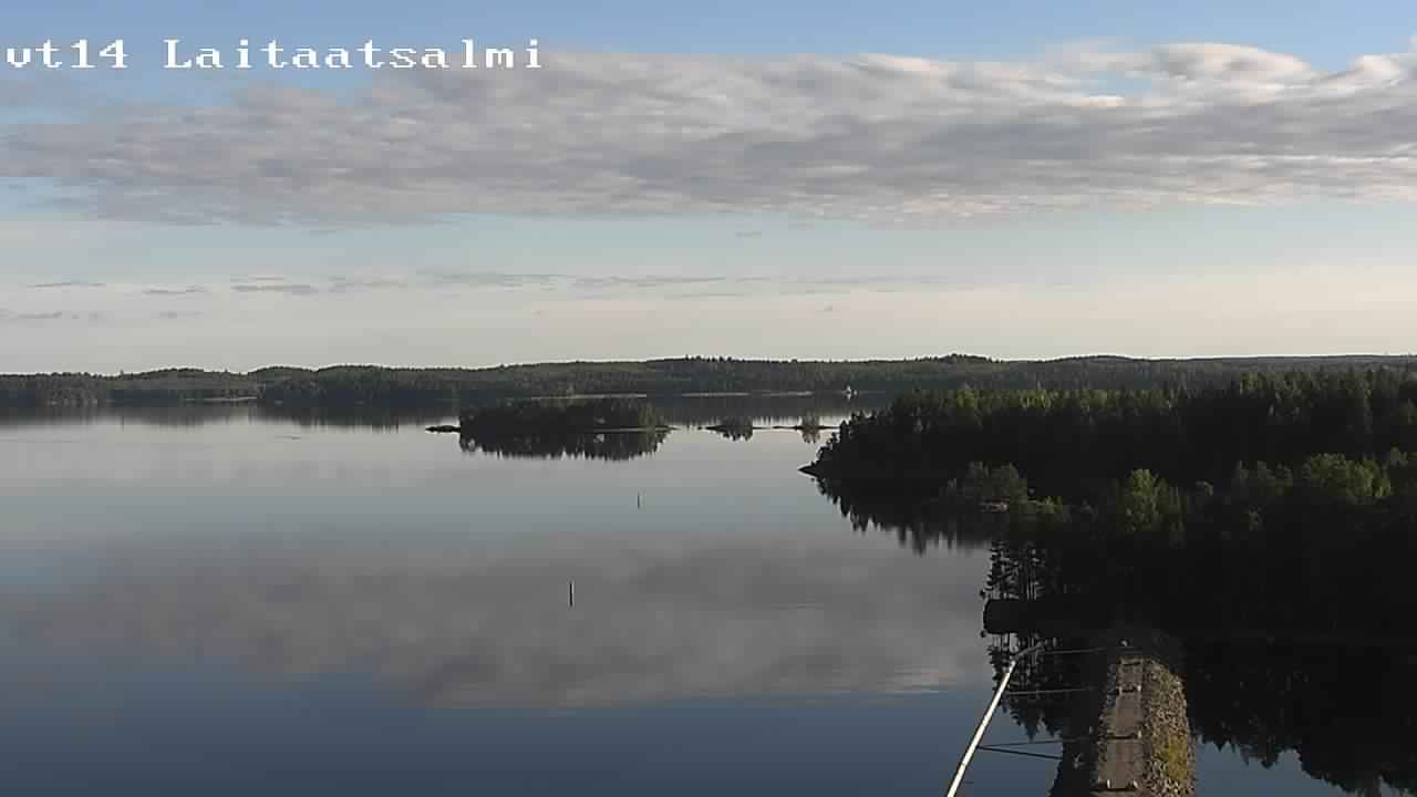 Weather Camera Image Road 14 Savonlinna, Laitaatsalmi, Savonlinna, Etelä-Savo