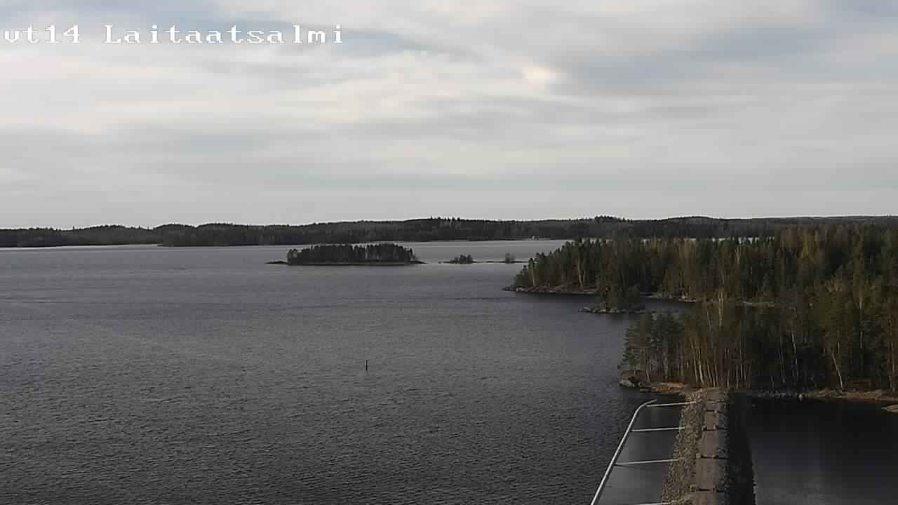 Weather Camera Image Väg 14 Nyslott, Laitaatsalmi, Savonlinna, Etelä-Savo