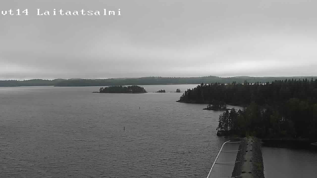 Weather Camera Image Road 14 Savonlinna, Laitaatsalmi, Savonlinna, Etelä-Savo