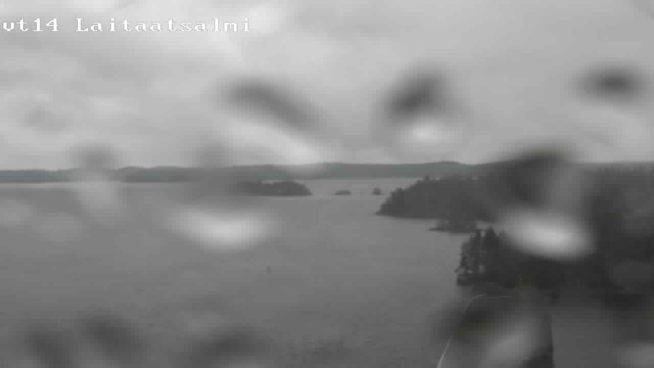 Weather Camera Image Road 14 Savonlinna, Laitaatsalmi, Savonlinna, Etelä-Savo