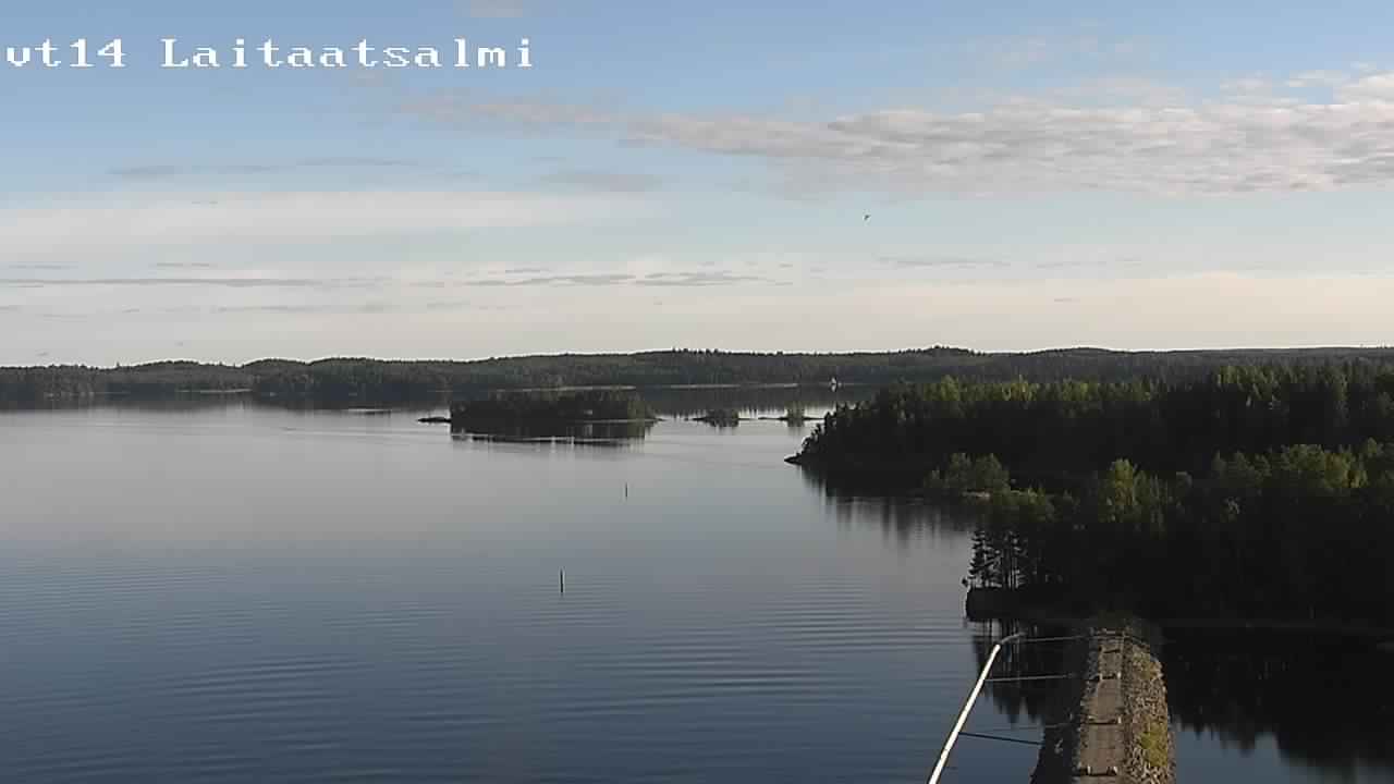 Weather Camera Image Road 14 Savonlinna, Laitaatsalmi, Savonlinna, Etelä-Savo