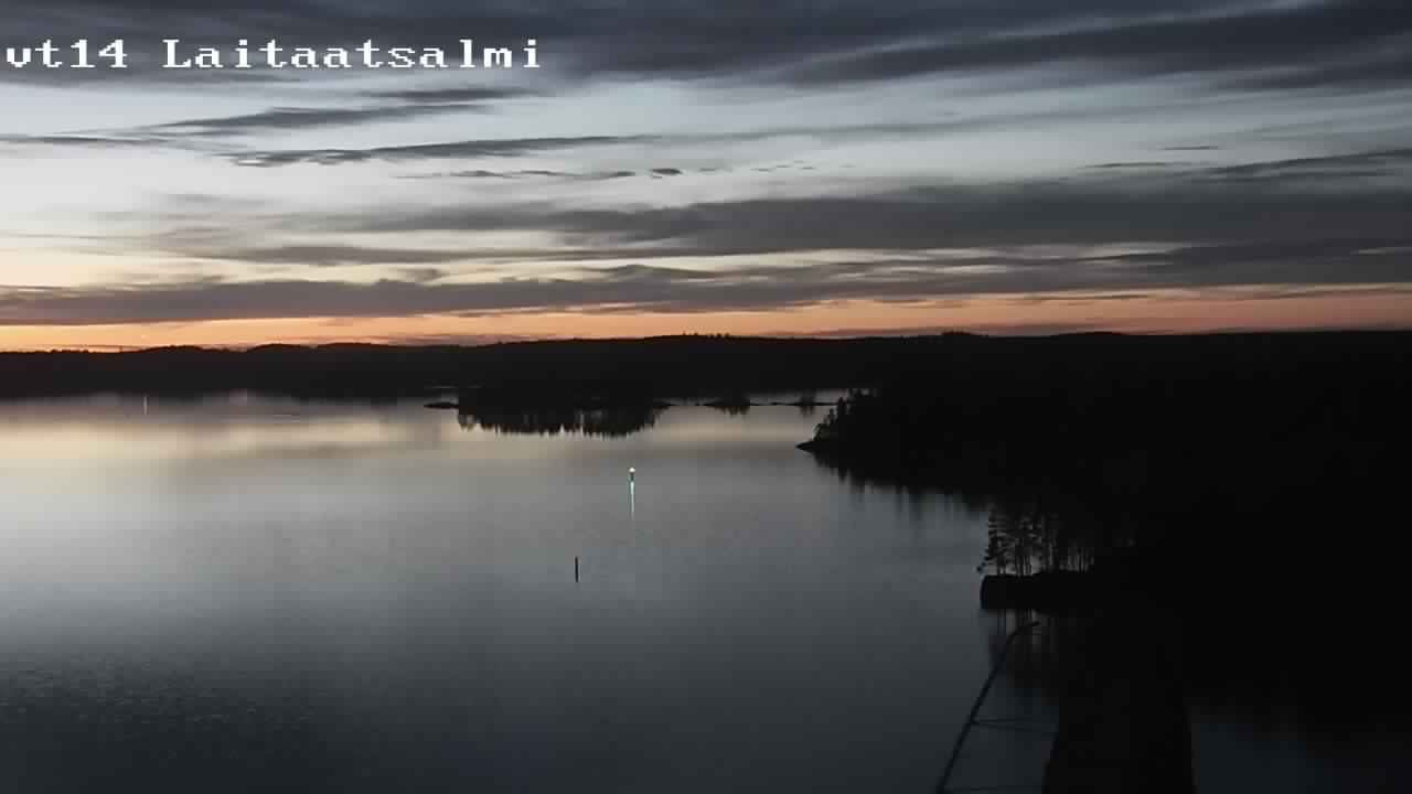 Weather Camera Image Väg 14 Nyslott, Laitaatsalmi, Savonlinna, Etelä-Savo