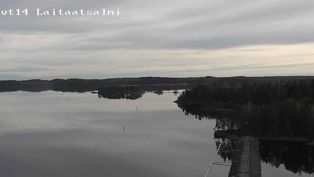 Weather Camera Image Väg 14 Nyslott, Laitaatsalmi, Savonlinna, Etelä-Savo